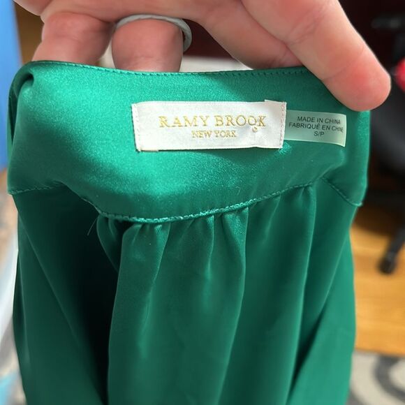 RAMY BROOKE Green Miranda Sleeveless Top - Picture 4 of 6